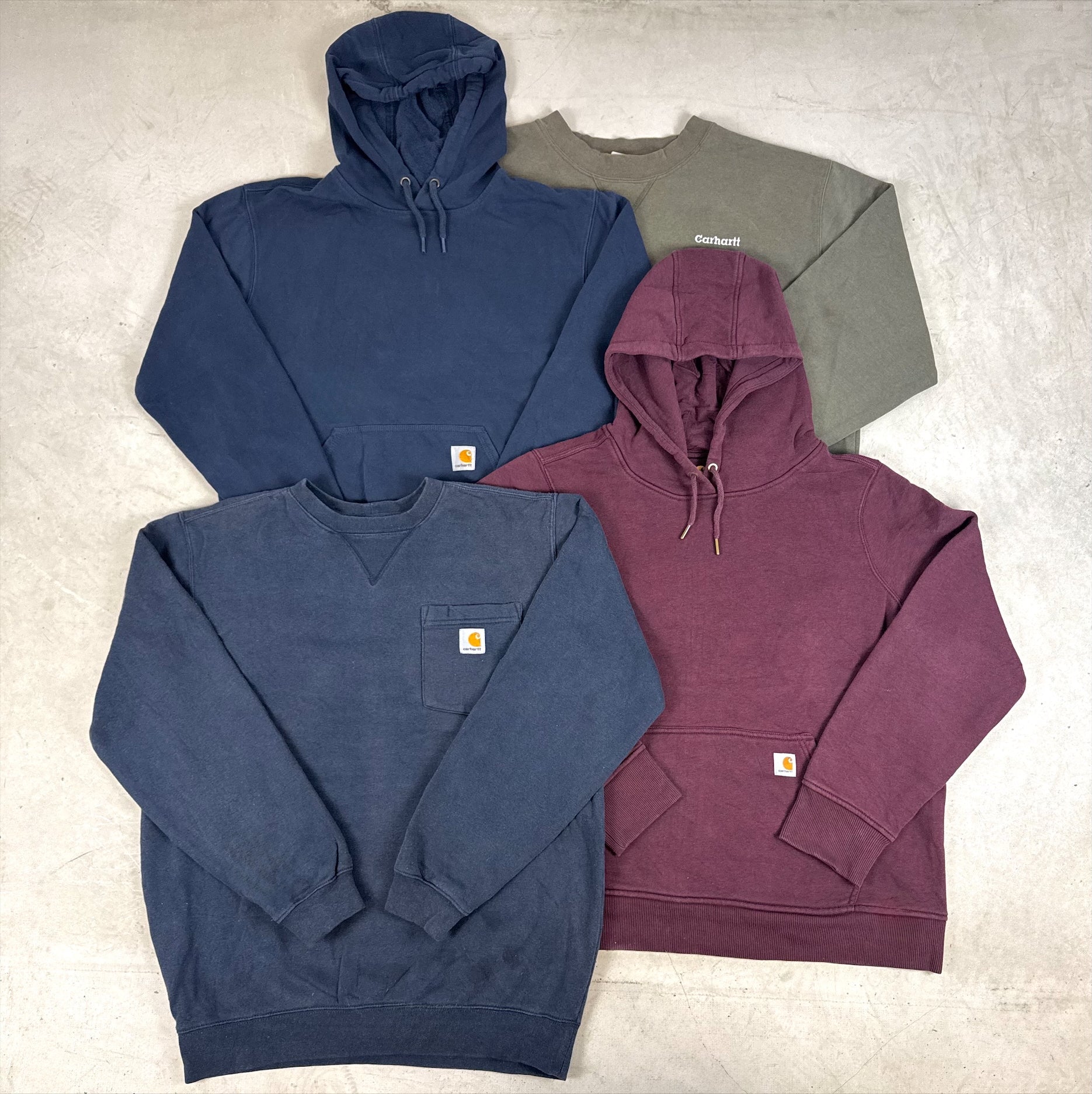 10x CARHARTT SWEATSHIRTS GRADE A